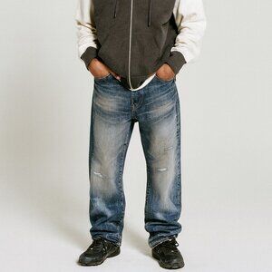 SILNT CHPTRS "Lab" Dark Vintage Ripped Jeans Sz 30 Streetwear Gift Ideas